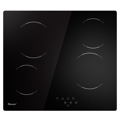 comprar 4 queimador de cozinha elétrica embutida em 24 polegadas de cozinha de cerâmica 6000W vidro congelado online manufacture
