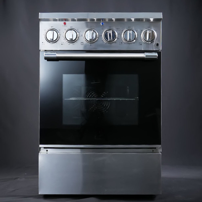 24''autonomia elétrica 4 elemento fogão elétrico com forno 80L / 2.8 Cu.Ft