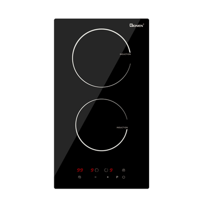 2 queimador cozinha elétrica 220V-240V cozinha de indução 12 polegadas 3500W